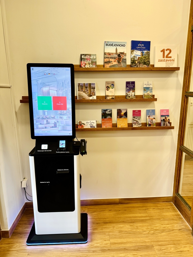 Self check-in kiosek – Hotel Laguna